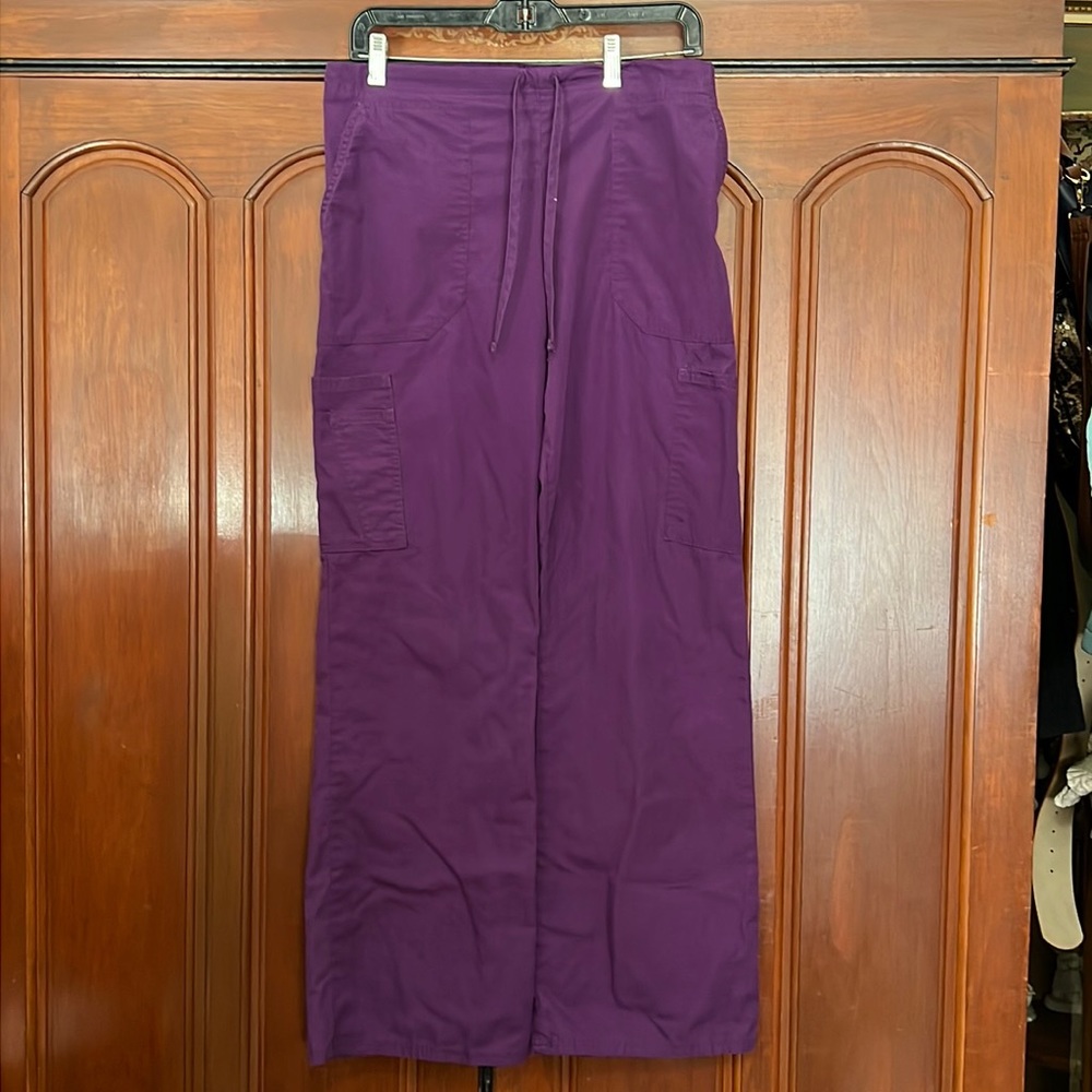 Scrubstar Deep Purple Cargo Scrub Pant Size Small